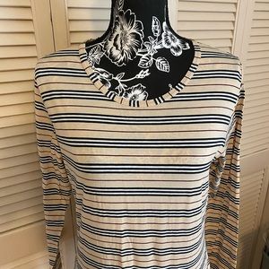 Vintage Striped Burberry Long Sleeve Tee